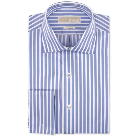 michael kors striped shirt dress|michael kors men dress shirts.